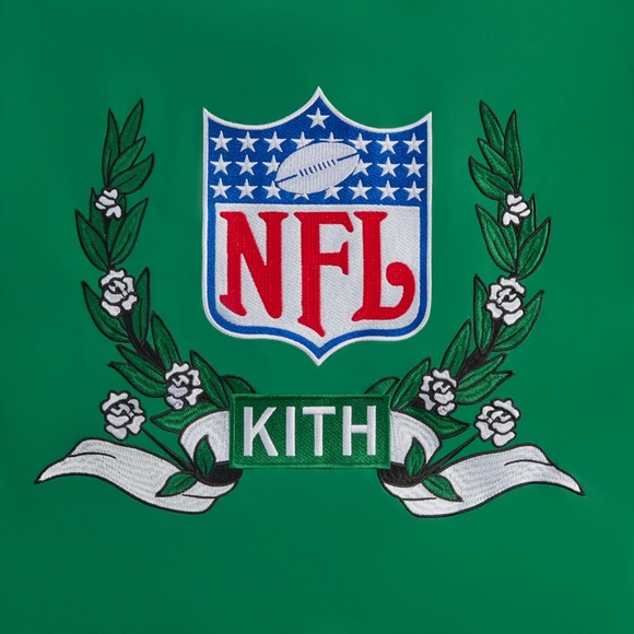 Kith & '47 for the NFL: Eagles Kieran Coaches Jacket in Parrot Men’s Size Large. - Picture 6 of 9